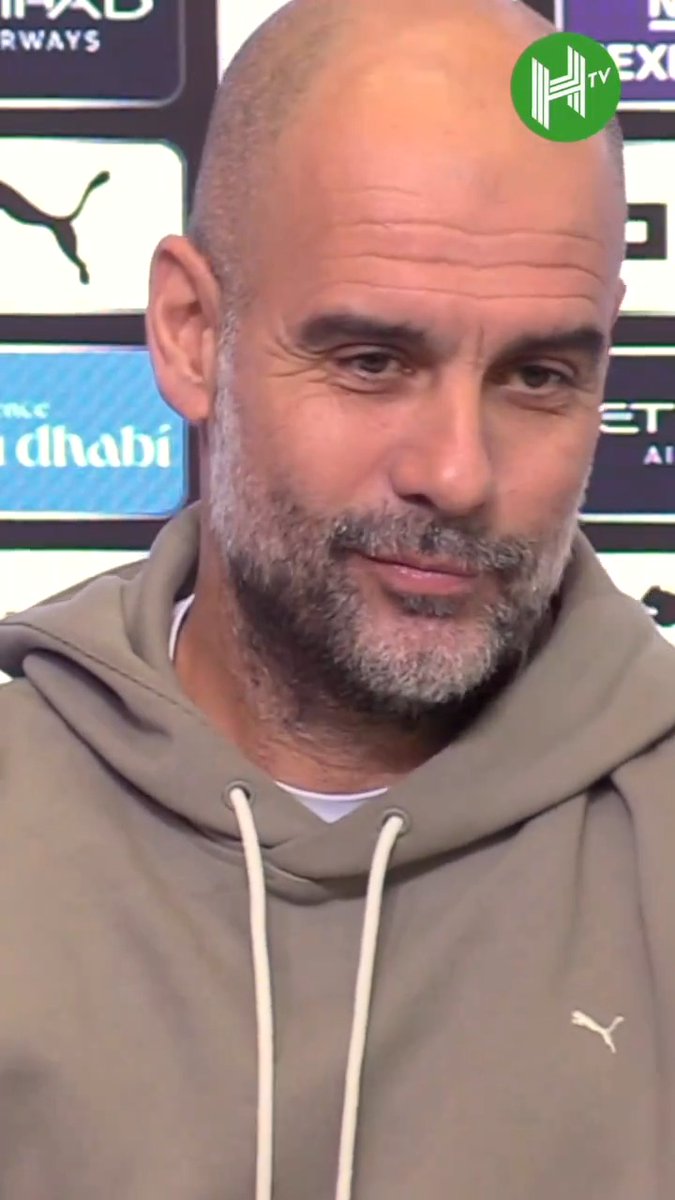 AND ASTON VILLA🗣️ fair play pep game recognises game 🤝 #avfc 💜💙