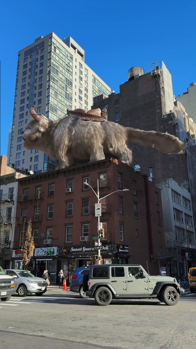 The Big Apple? More like the Big Appa 🏙️ 🥺