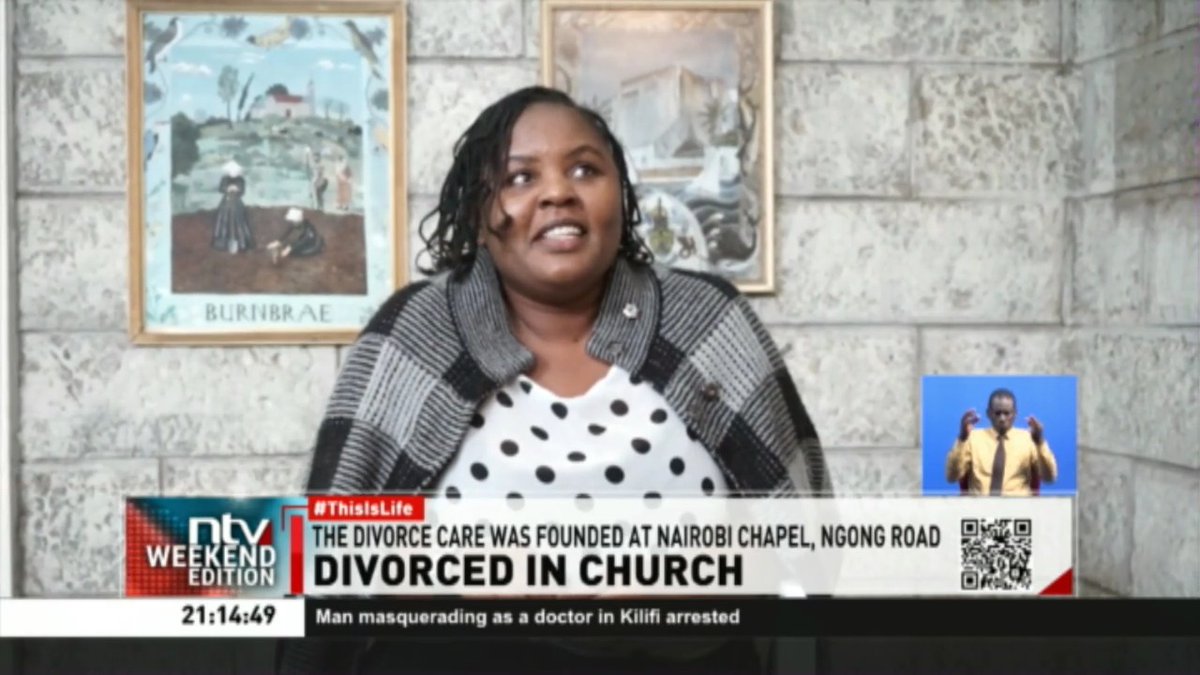 Divorced In Church Christian churches are still holding on to "...till death do us part." There is nothing that is not irreconcilable, they deem. #ThisIsLife Number8, the poet Velma Barasa