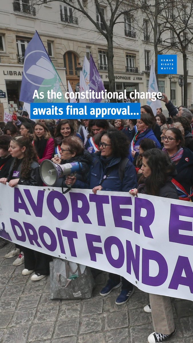 Reproductive rights are human rights! France’s Senate has passed a landmark bill that would add the freedom for women to seek an abortion to its constitution. The bill is now pending approval by three-fifths of lawmakers on Monday.