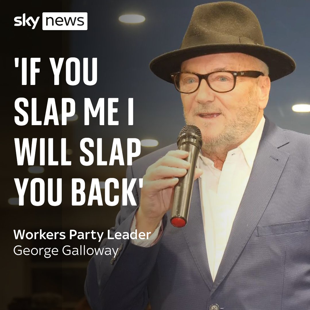 George Galloway, new MP for Rochdale, has said he will not be intimidated by 'hostile journalists', he is 'afraid only of God'. He also said that he is 'not like Jeremy Corbyn' and he does not 'turn the other cheek'.