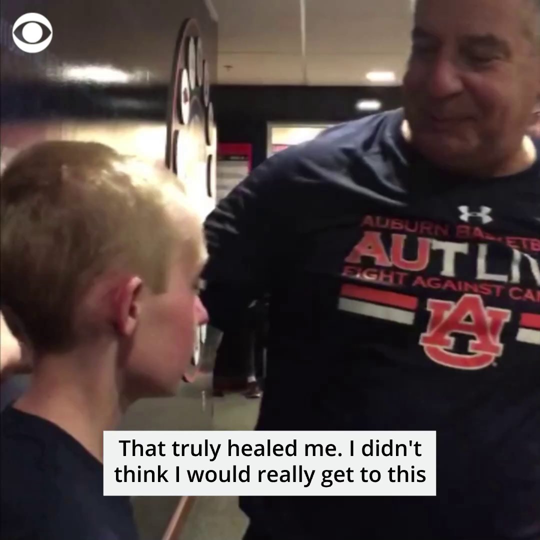 TONIGHT: Steve Hartman goes On the Road with a college basketball coach who gave a big assist to a young cancer patient. Tune in at 6:30 p.m. ET.