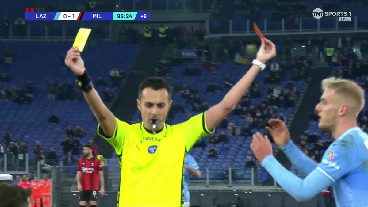 It's all kicking off in Rome as Lazio go down to 8 men! 💥 Lazio have two men sent off in two minutes! 🟥 They were already down to 10-men... 😳