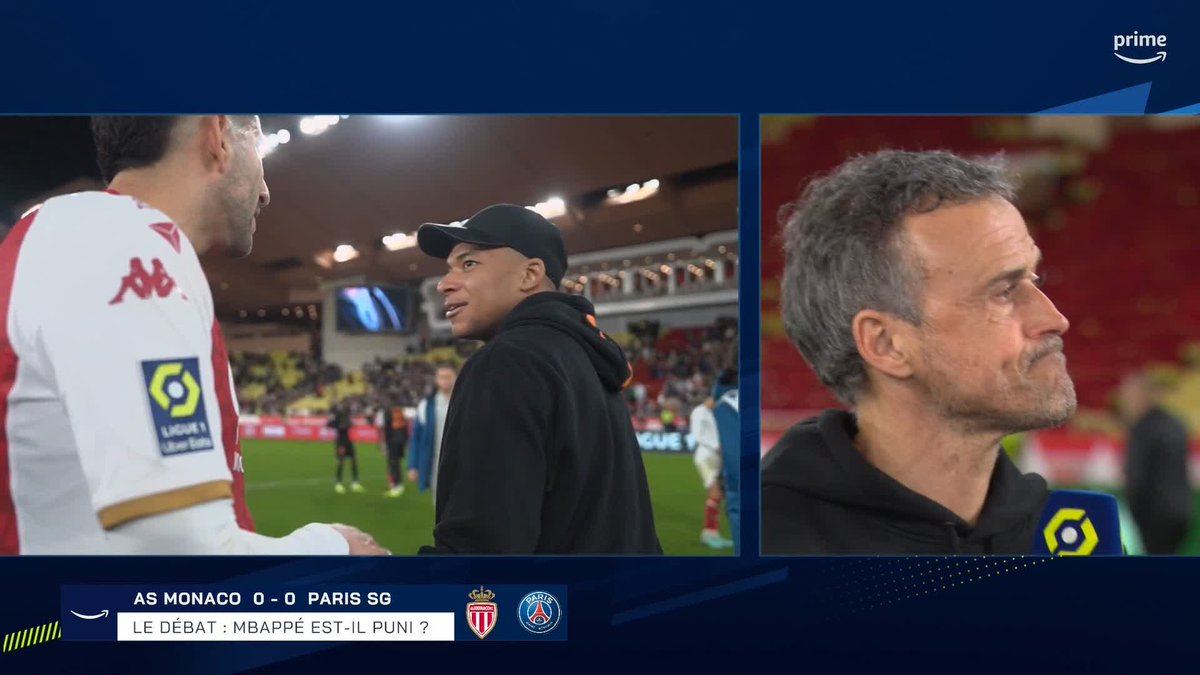 🗣️ Luis Enrique : "Tôt ou tard, il ne jouera plus avec nous. On doit s'habituer à cela." Le coach du Paris Saint-Germain réaffirme sa position au sujet de Kylian Mbappé. #ASMPSG