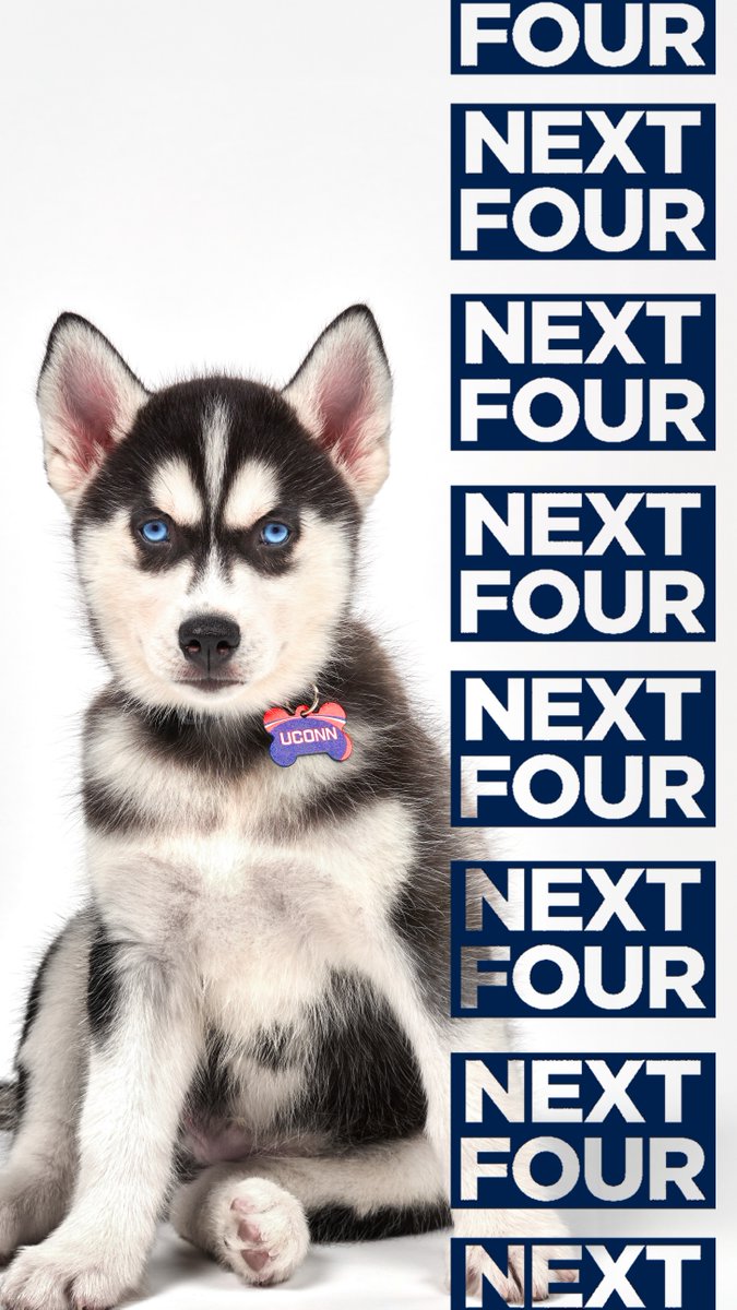 Here's to the next four. Welcome, #UConn28!