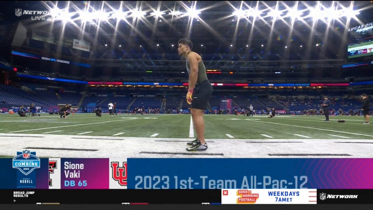 We've seen those moves before, Sione Taufa Vaki 🤝 #NFLCombine on NFL Network