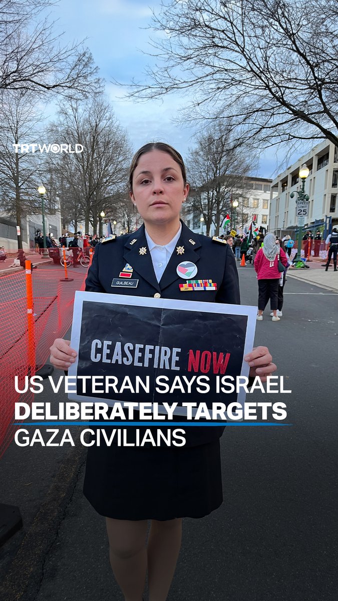 "They are bombing homes knowing how many children were actually inside" American veteran Josephine Guilbeau tells TRT World that the Israeli army deliberately targets Palestinian civilians despite having the technology to see who is in the buildings they choose to annihilate