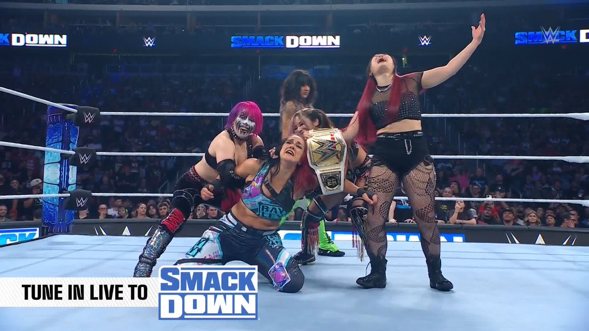 Speechless. Bayley is all on her own in this fight against #DamageCTRL... #SmackDown