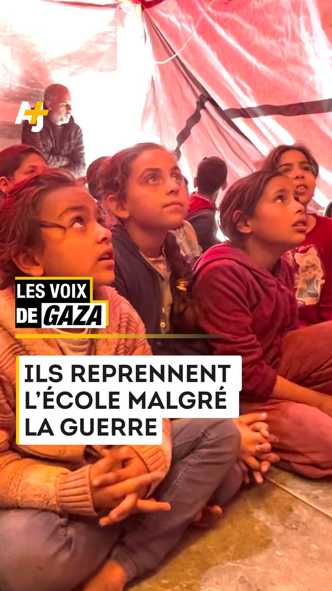 "Nous sommes un peuple cultivé et éduqué." Malgré la guerre à Gaza, ce professeur a recommencé à donner des cours aux enfants.