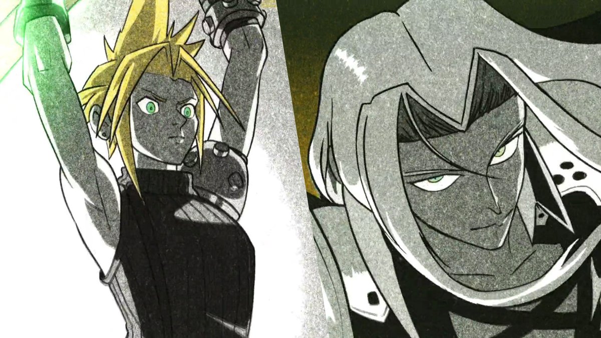 Tribute to "Final Fantasy VII" animated by Zack Lydon & risograph printed (black, mint, and sunflower inks). HD video & prints >>