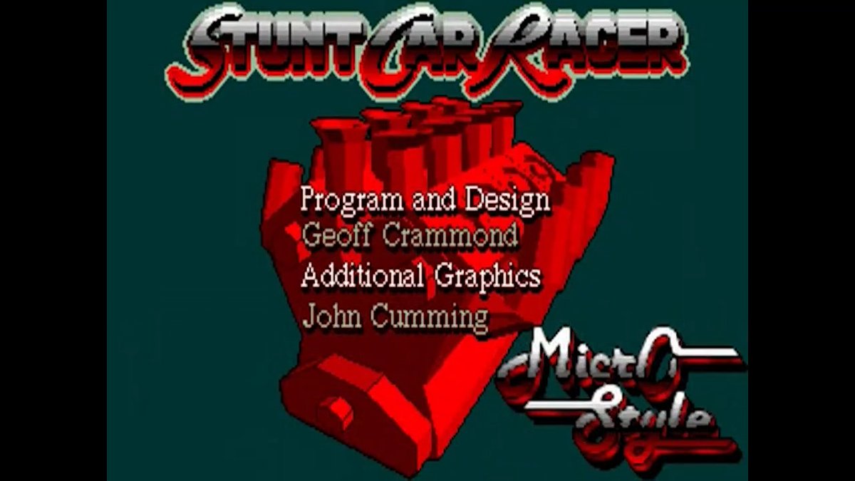 Who likes Stunt Car Racer on the Commodore #Amiga?