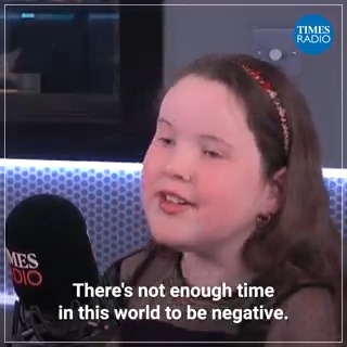 “I’ve got a brain tumour, that's what made me blind. So what? Why should I let that keep me down.” Ten-year-old Betsy Griffin tells #TimesRadio why she’s on a mission to spread positivity. @HugoRifkind
