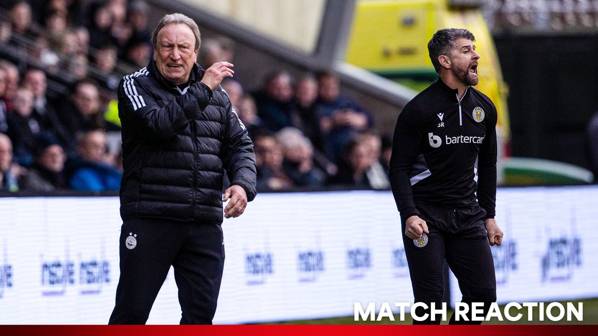 Neil Warnock spoke to RedTV after our game with St Mirren.
