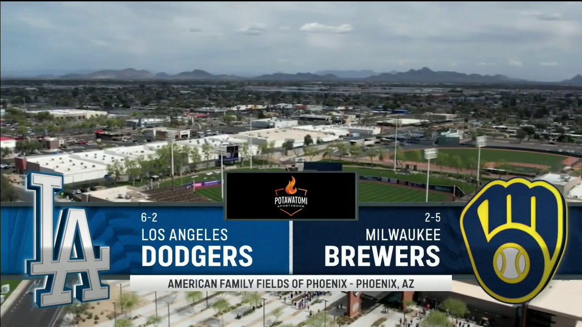 Saturday afternoon baseball! #ThisIsMyCrew x #Dodgers 📺: Bally Sports Wisconsin 📱: Stream on and the Bally Sports App