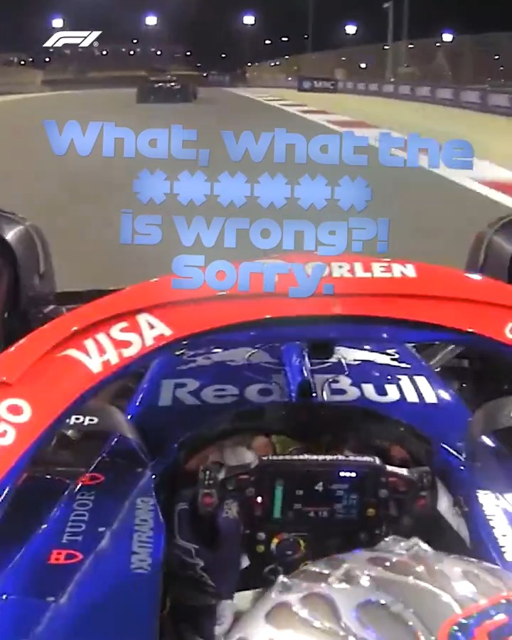 Daniel was left unimpressed after the chequered flag 😨 #F1 #Formula1 #BahrainGP