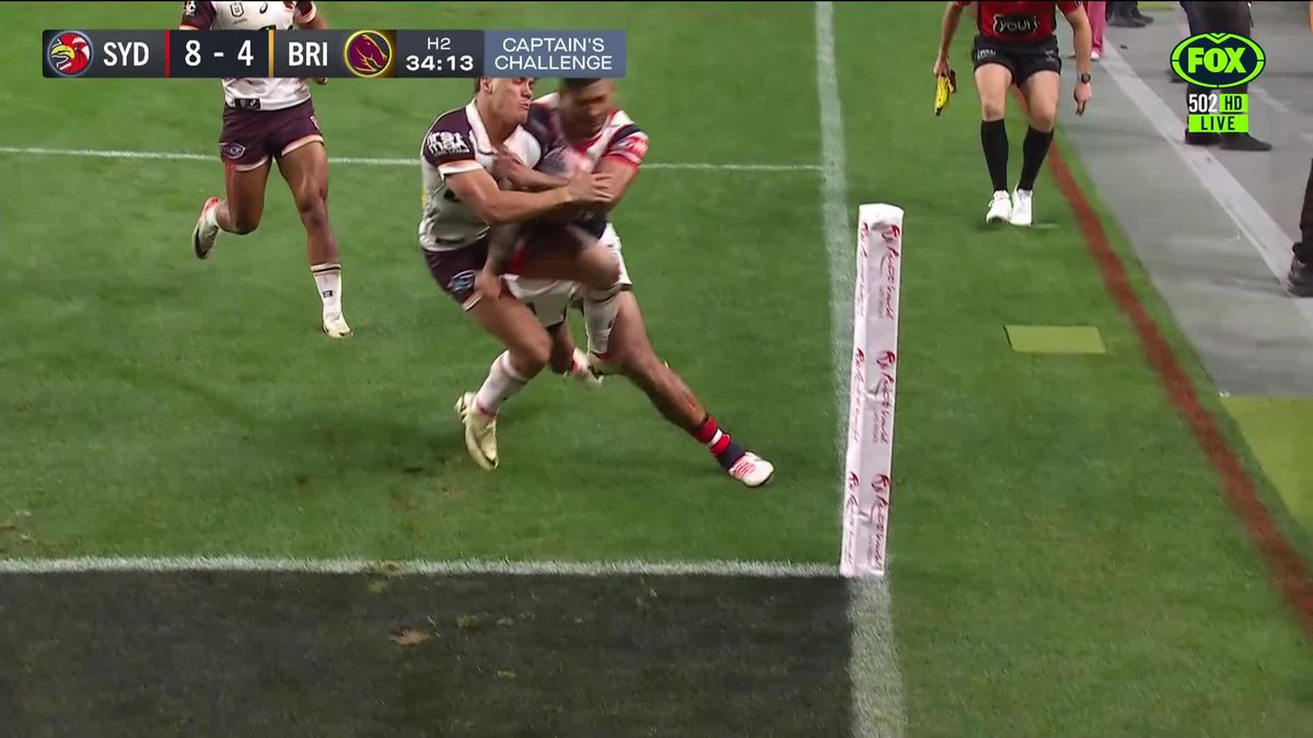 Should Reece Walsh have been sent to the sin bin for this? 👀 📺 Watch #NRLVegas on ch.502 or stream on Kayo: ✍️ BLOG 🔢 MATCH CENTRE