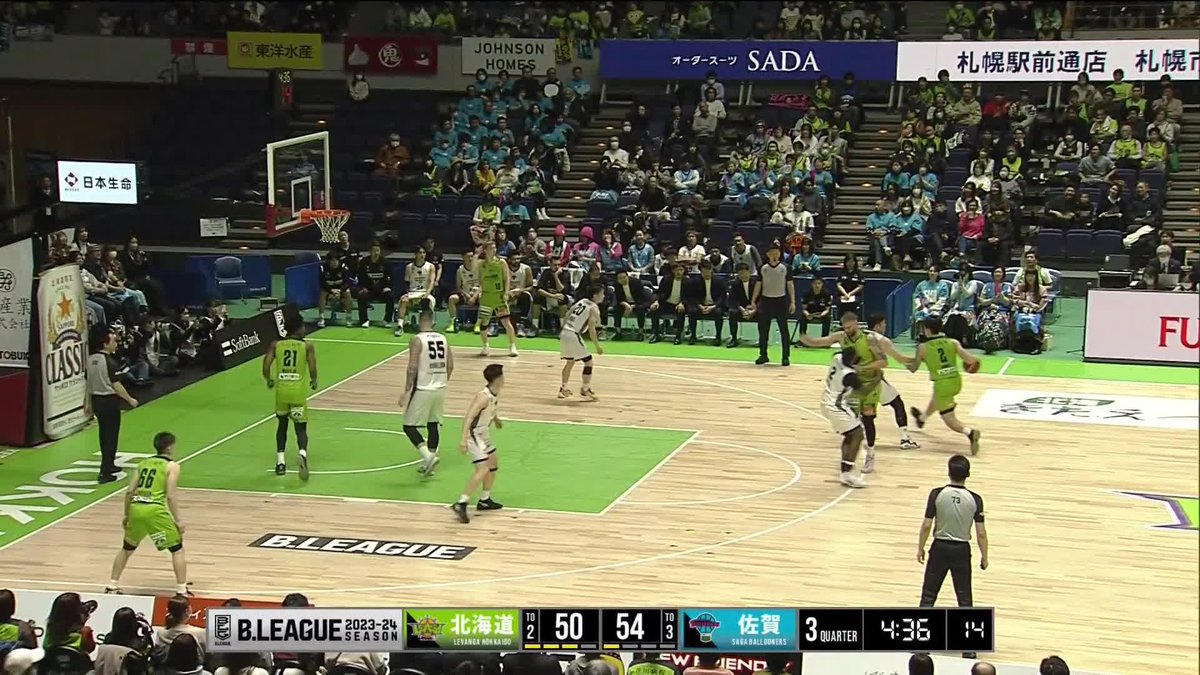 3Q 残り4:32 #ドワイト・ラモス が1on1を制してスコアを積み上げる🔥 Dwight Ramos バスケットLIVE配信中📡 #レバンガ北海道 #HARDWORK