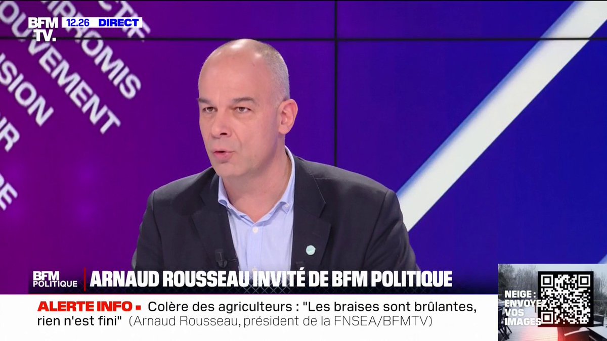 Arnaud Rousseau revient sur le montant de sa rémunération par sa société Avril, une rémunération supérieure à 187.000 euros en 2022 de la part de la société spécialisée dans le colza et le tournesol