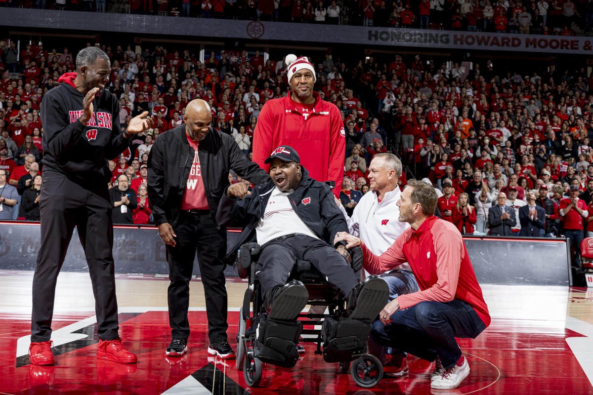Saturday's pregame recognition of Howard Moore and family, in its entirety Do Moore. Be Moore. 4 Moore. ❤️️