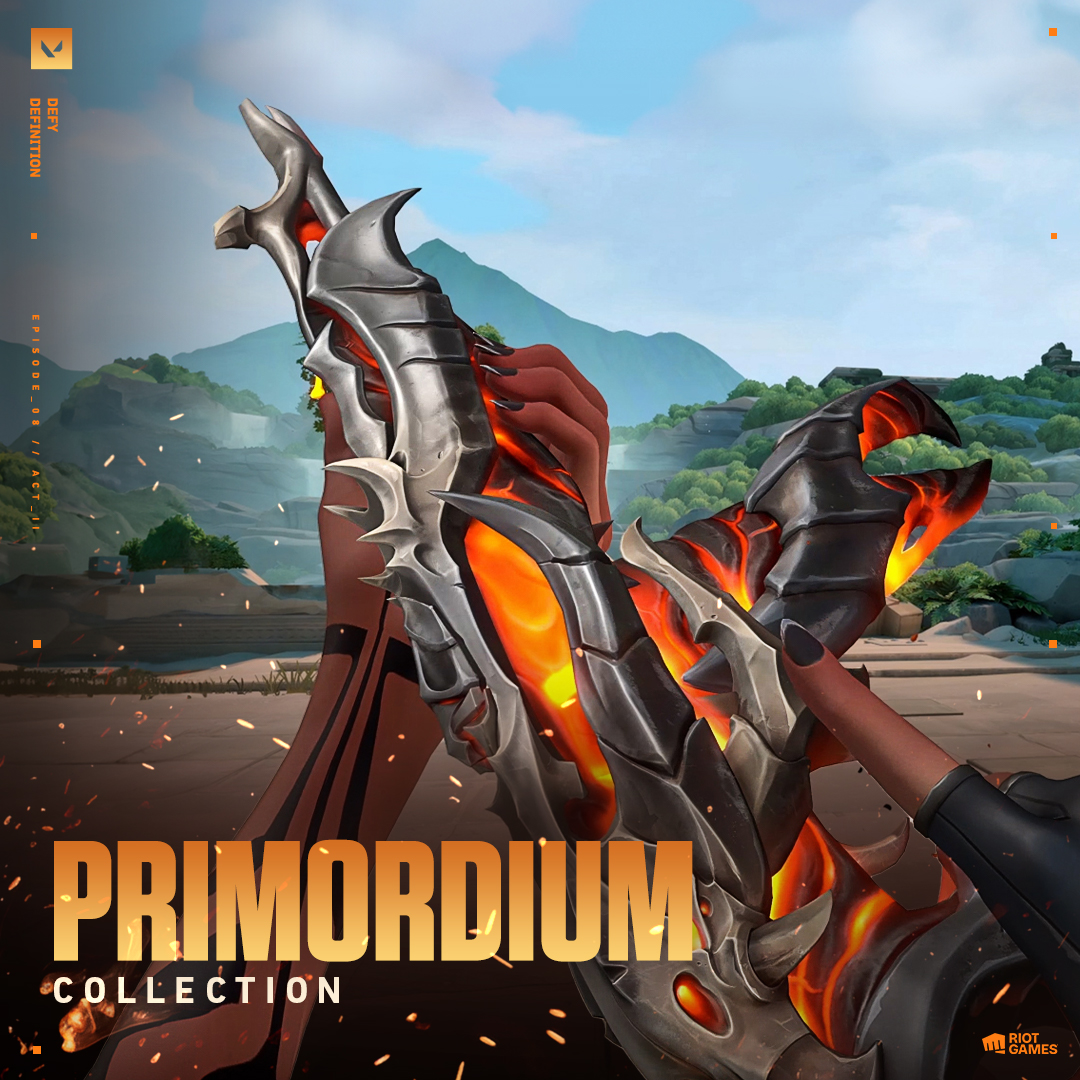 Wield gifts forged in the abyss. Begin the reign of Primordium. Hits your shop soon.