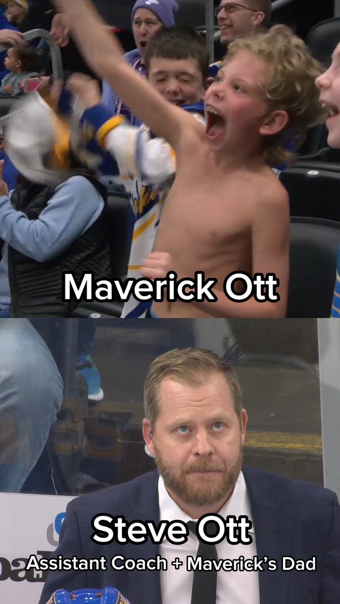 We have no idea how Steve Ott kept it together during this 😂 #stlblues