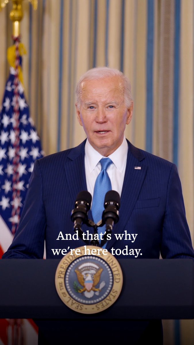 My Administration will always choose progress over politics. And we’re building a safer America because of that.