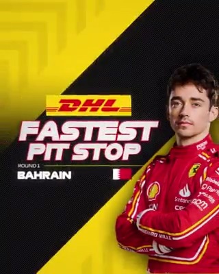 RAPID from Ferrari! ⚡️ 🥁 Presenting… the first DHL Fastest Pit Stop of 2024! 👉 #F1 DHL_Motorsports #MomentsThatDeliver