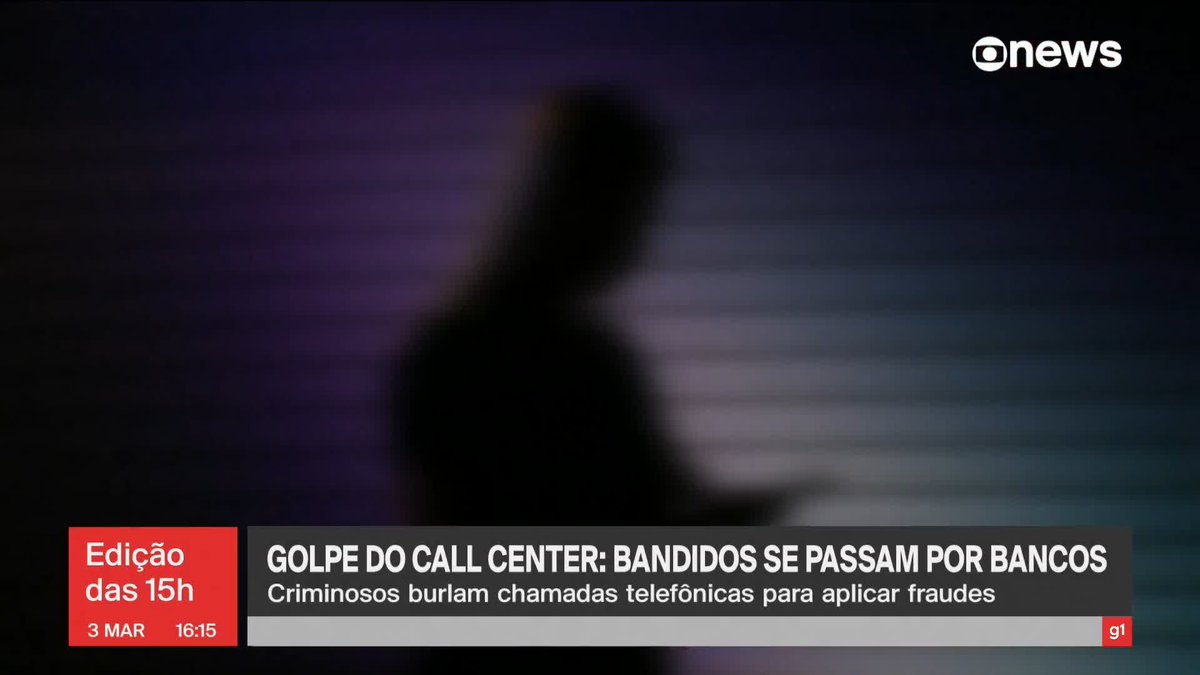 Golpistas estão burlando o identificador de chamadas telefônicas para se passar por bancos e aplicar fraudes. Entenda o “golpe do call center”. ➡ Assista na #GloboNews: