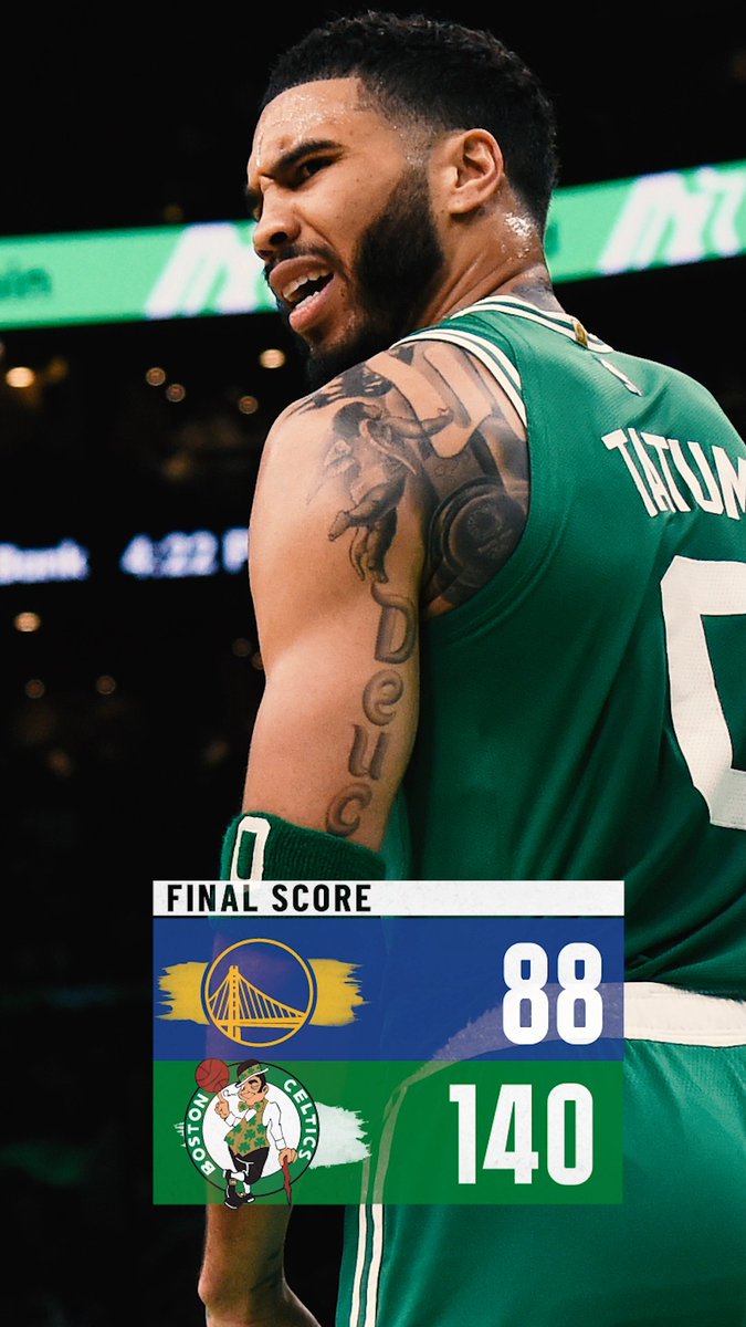 Celtics win by 52. That was fun 😏