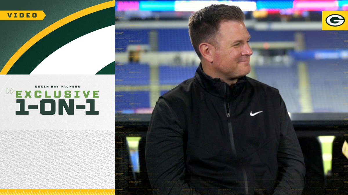 Continuing the #NFLCombine conversation. Part 2️⃣ of the 1-on-1 with #Packers GM Brian Gutekunst 🎥