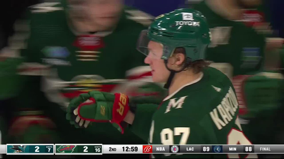 A Shawzy assist and a Kirill 🚨 now THAT'S #EasyToCelebrate #mnwild | Bud Light