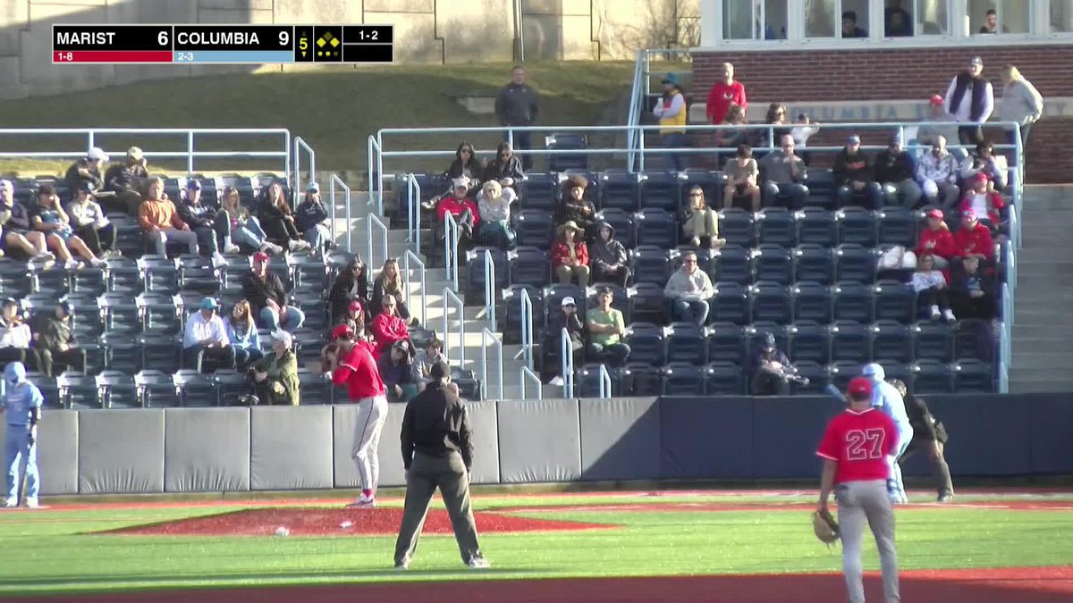 WHEN YOU’RE HOT YOU’RE HOT 🔥 Columbia senior Jack Cooper was 9-for-12 (.750 BA) this weekend with four home runs, seven runs scored, and 15 RBI in the Lions' three-game sweep of Marist