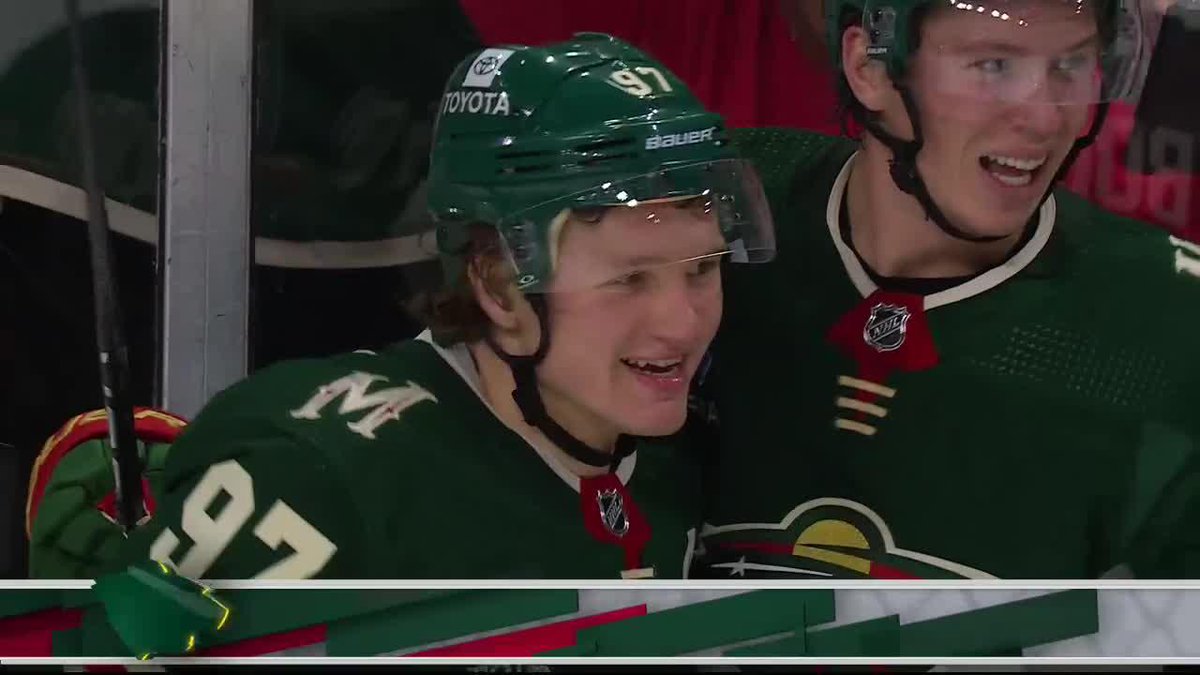 LET THE HATS FLY FOR OUR KING KAPRIZOV 🎩🎩🎩 #mnwild