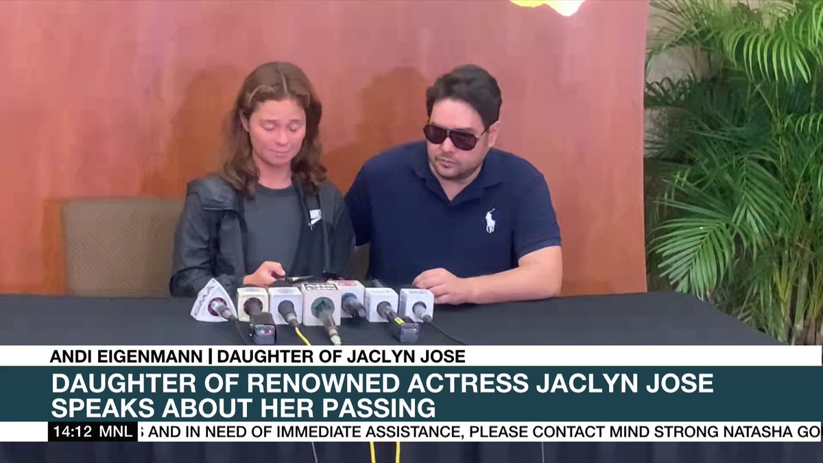 WATCH: Andi Eigenmann confirmed in a press conference that her mom Jaclyn Jose passed away due to myocardial infarction or heart attack on the morning of March 2.