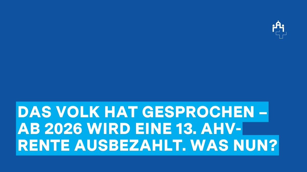 Das Volk hat gesprochen – ab 2026 wird eine 13. AHV-Rente ausbezahlt. Eine reine Finanzierung über die Erhöhung von Steuern und Abgaben lehne ich ab. Das würde den Mittelstand und insb. junge Familien schröpfen! Zielführender finde ich folgenden Ansatz: Die Lebensarbeitszeit.