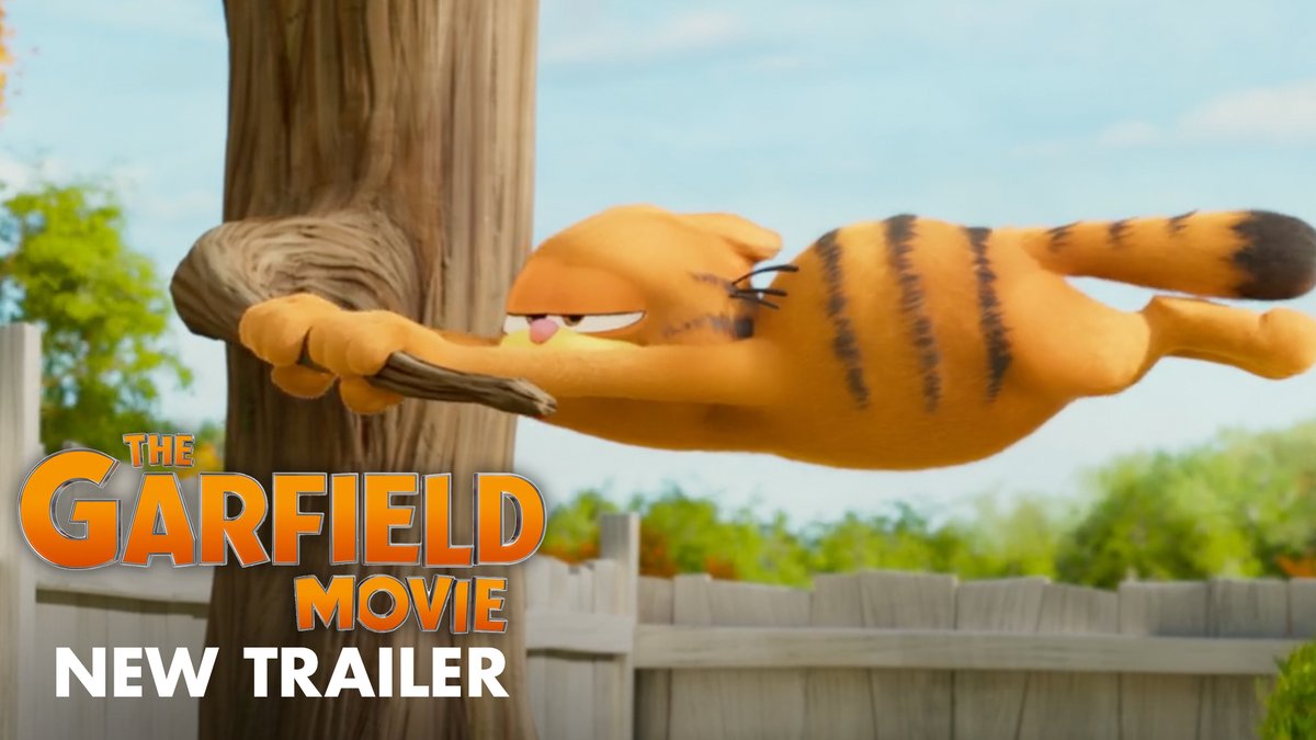 Indoor cat 🐾 Outdoor adventure. Watch the New Trailer for The #GarfieldMovie. Coming exclusively to movie theaters Memorial Day Weekend.