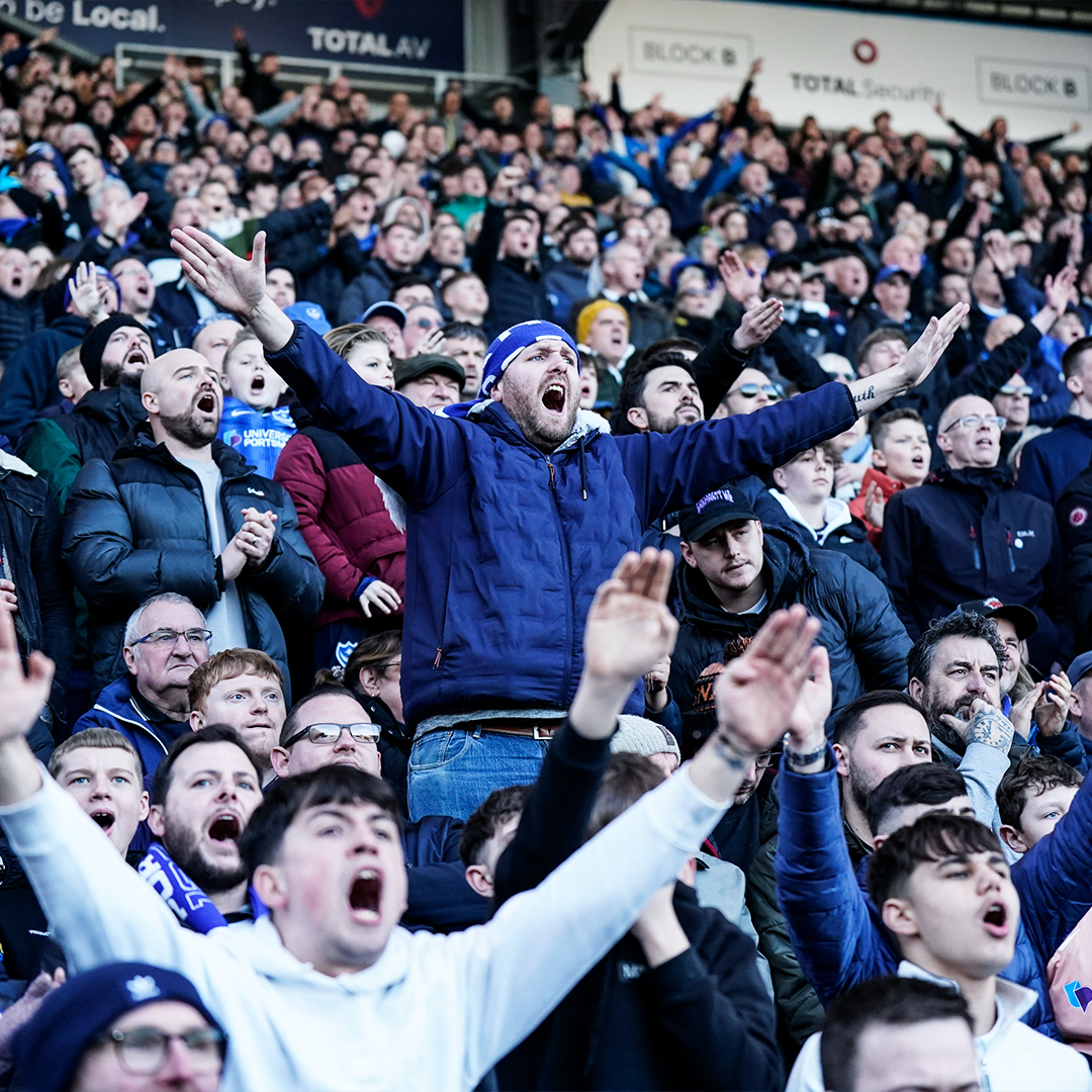 🔊 Sound ON 🔊 💙 Your incredible support got us over the line on Saturday, #Pompey fans