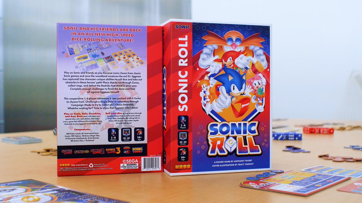 Roll the dice and hope for no badniks as the team plays Sonic Roll by KessEnt,Gencon Booth 521 🍖🏴☠️, featuring Skootish and frogan!