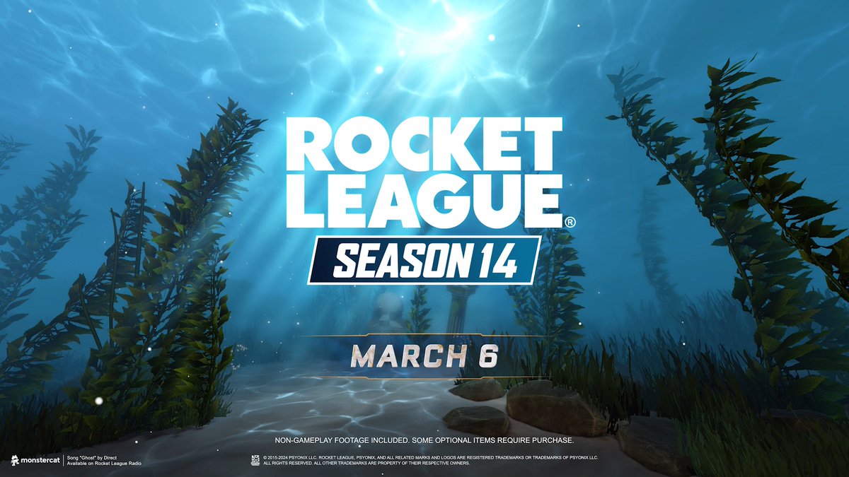 Less sharks, more vibes 🐠 It’s time to brave the depths as we jet underwater for Season 14! Dive into the driving seats of two new sports cars, explore a revamped version of the AquaDome Arena, and tackle a tidal wave of challenges starting March 6.