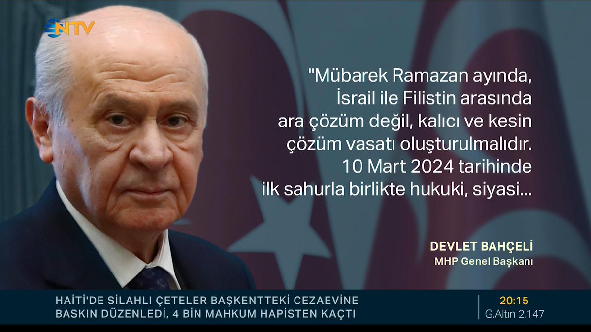 Mübarek Ramazan ayında, İsrail ile Filistin arasında ara çözüm değil, kalıcı ve kesin çözüm vasatı oluşturulmalıdır.