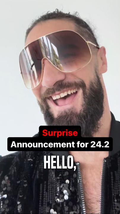 24.2 is … going to be announced by the WWE World Heavyweight Champion WWERollins!!! Don’t miss #24point2. 📅 March 7, 2024 🎬 Live Show Begins: 11:30 a.m. PT 🔋 Open Workout 24.2 Announced: 12 p.m. PT 📺