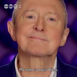 He's here for fun and he's bringing The X Factor... Louis Walsh has arrived! #CBBUK