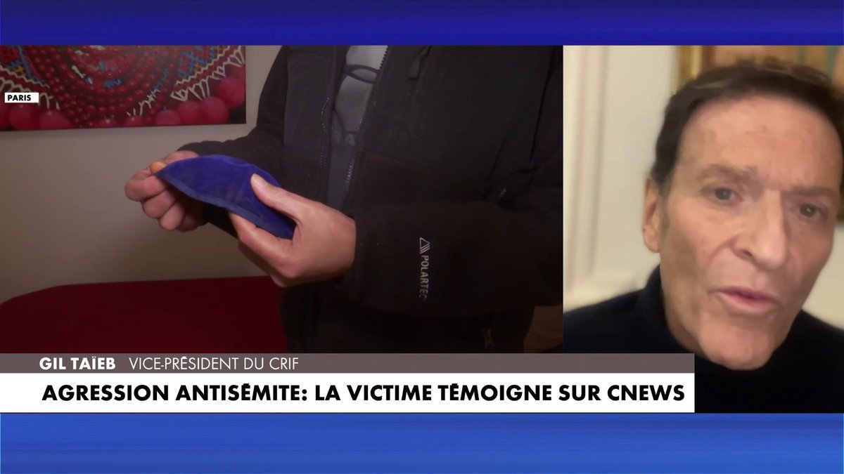 «Partir en Israël pour fuir l'antisémitisme, c'est une tâche sur la France», a déclaré le vice-président du CRIF, Gil Taïeb dans #SoirInfo à propos de l’agression d’un sexagénaire à la sortie d’une synagogue.