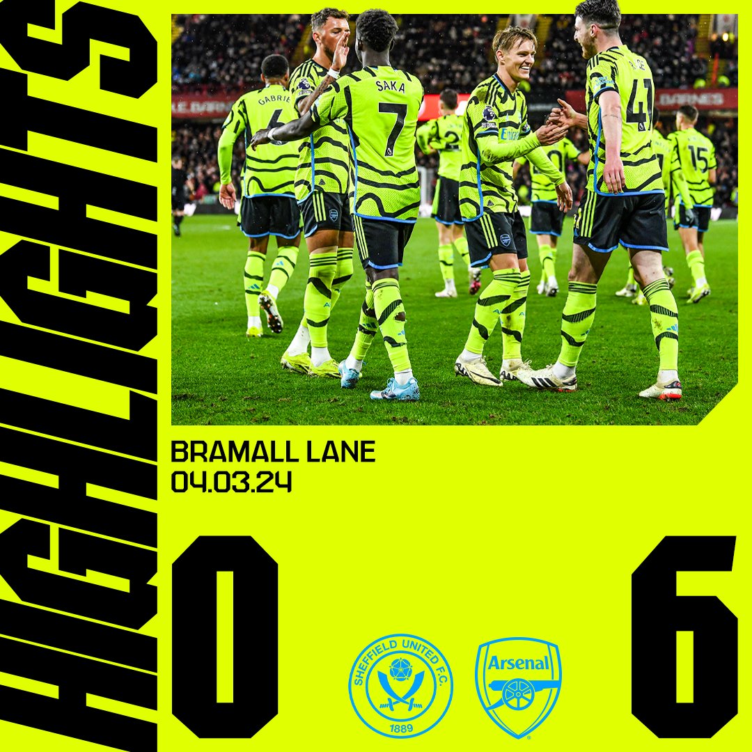 Successful shift in Sheffield ✊ Catch all the highlights from our dominant display at Bramall Lane 👇