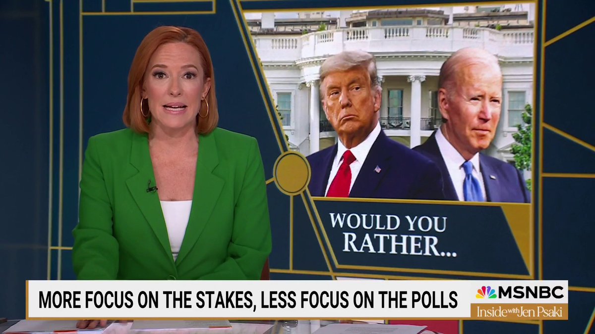 WOW: Jen Psaki just DESTROYED Trump by playing clips of his recent mental slip ups saying “For those sweating Biden’s age and whether he is up to the job... What do you think about this?” These Trump clips are concerning but Republicans don’t care.