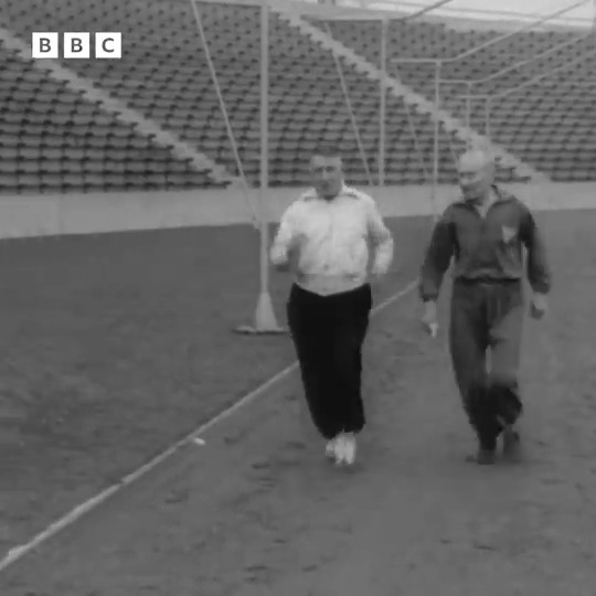 #OnThisDay 1965: Britain's oldest athletic runners, 76 and 80 years old, are hitting the track, and showing no sign of slowing. They recount earning an Olympic Gold in 1908, the problems with runners nowadays, and coming out of retirement to win a bottle of Guinness in a bet.