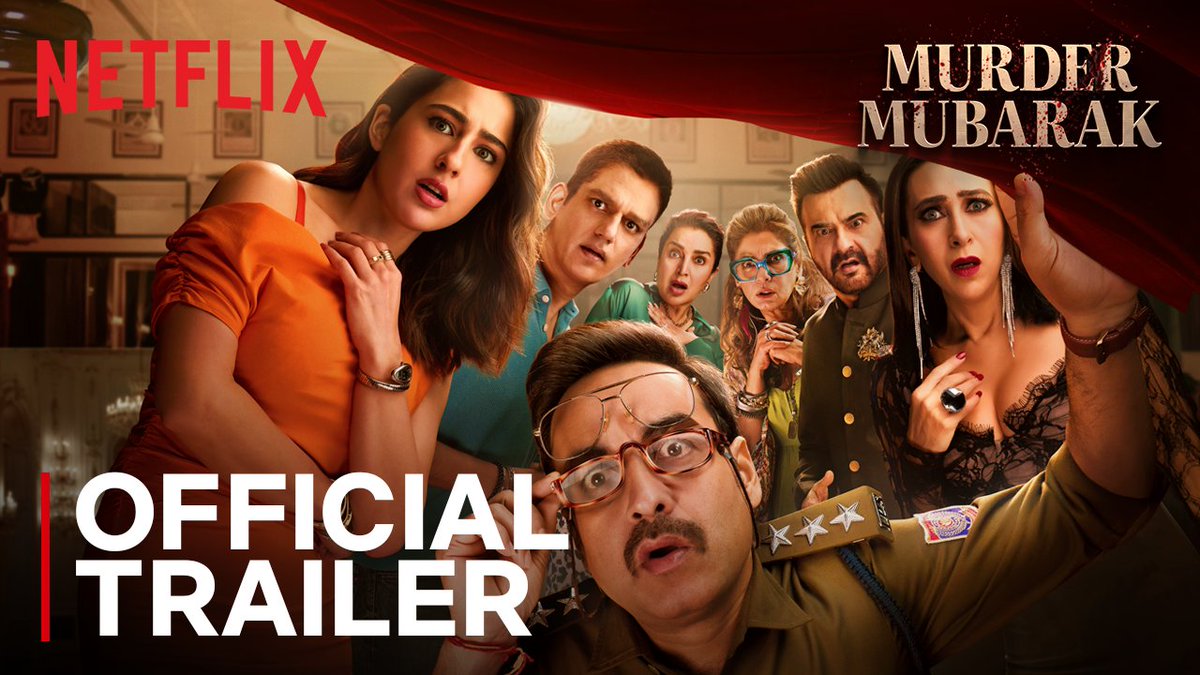 Khatarnaak mystery, Unexpected twists aur Royal Delhi Club ke Crazy Rich Members; it's time to say Murder Mubarak! #MurderMubarak, coming on 15 March, only on Netflix!