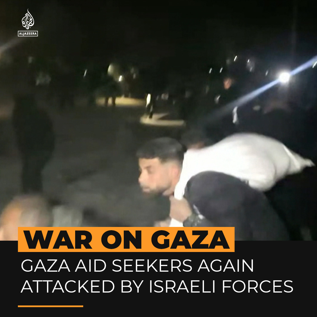 Israeli forces have once again opened fire on desperate Palestinians seeking aid from a supply convoy entering Gaza City. This is the second such attack since last Thursday’s ‘flour massacre’ which killed at least 117 people ⤵️