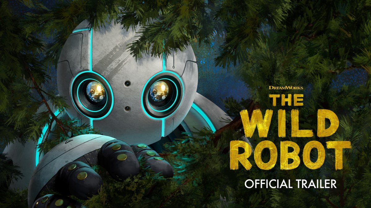 First trailer for ‘THE WILD ROBOT’, starring Lupita Nyong’o, Pedro Pascal, Kit Connor and Stephanie Hsu. In theaters on September 20.