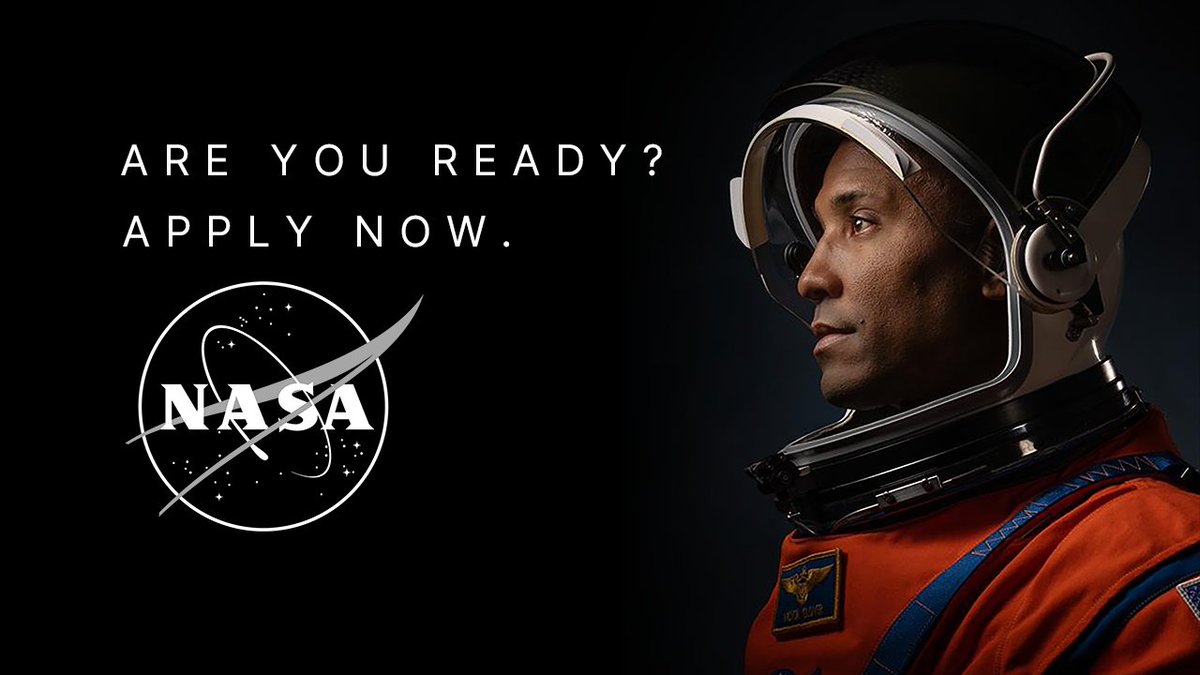 We're seeking the next class of ARCHIVED NASA Astronauts. Candidates could fly on Artemis missions to the Moon and, eventually, Mars. Will you be one of them? Applications to #BeAnAstronaut are open through April 2, 2024. Start yours at